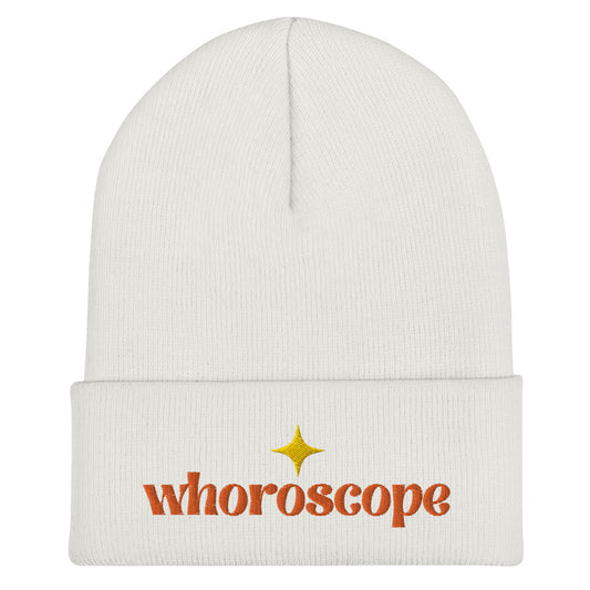 Whoroscope Brand Cuffed Beanie