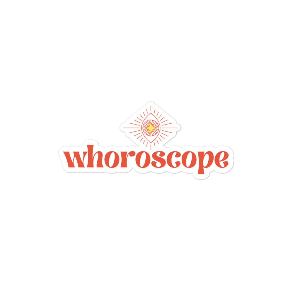 Whoroscope Brand Sticker