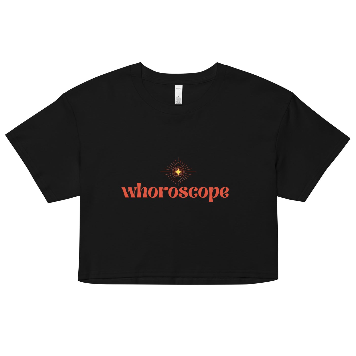 Whoroscope Brand Crop Tee