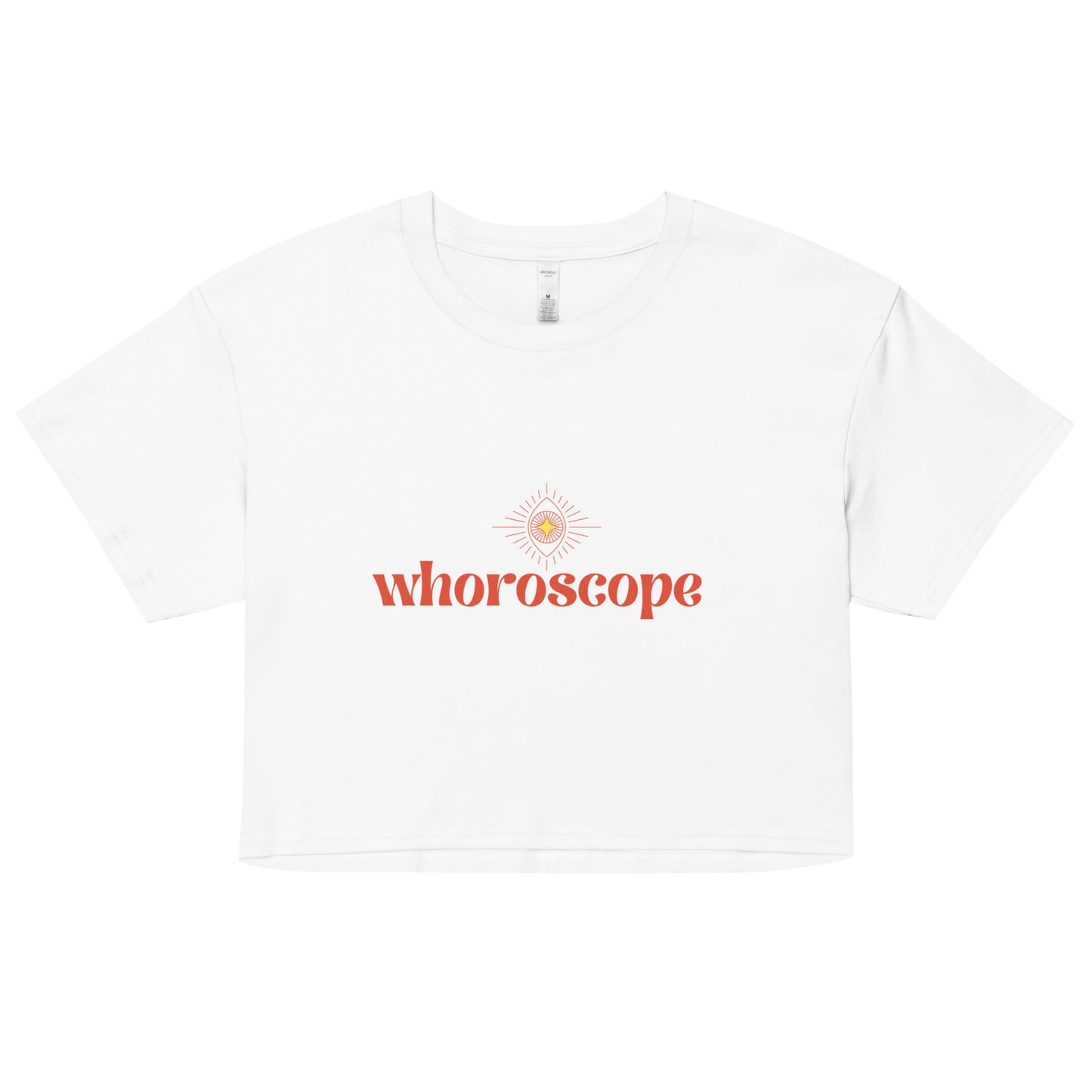 Whoroscope Brand Crop Tee